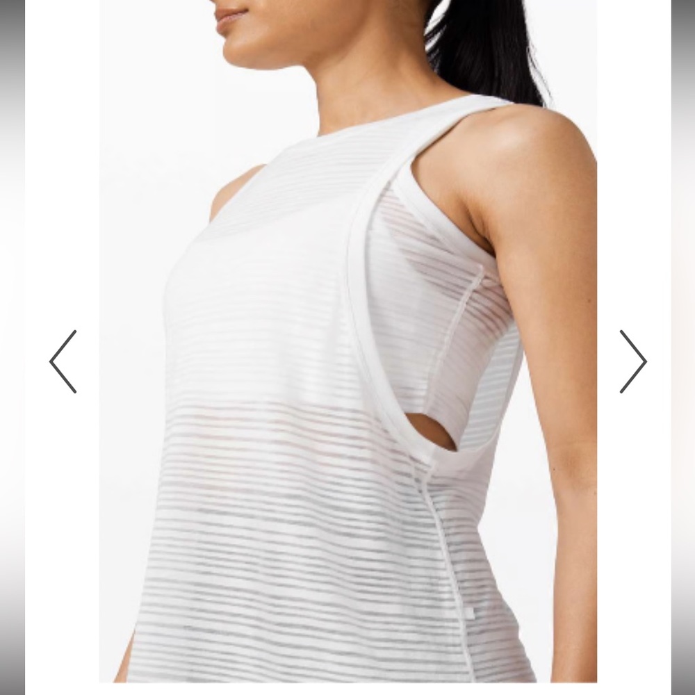 lululemon athletica White Tank Top